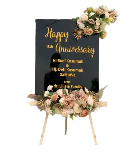 Papan Bunga Akrilik Cilapar