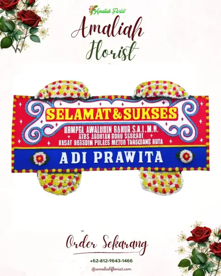 Papan Bunga Ucapan Selamat Cilapar